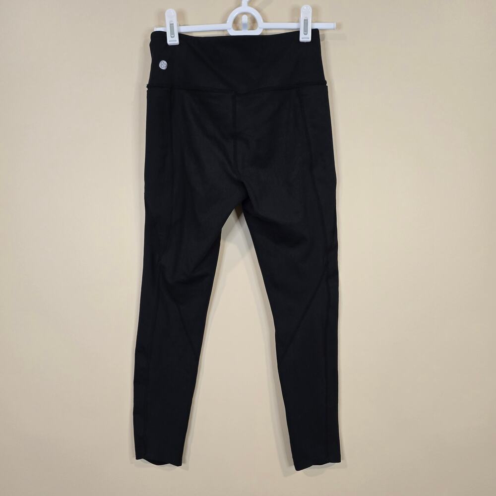 Women's Zella Black Crop Athletic Athleisure Leggings | Size XS Petite - Picture 2 of 9